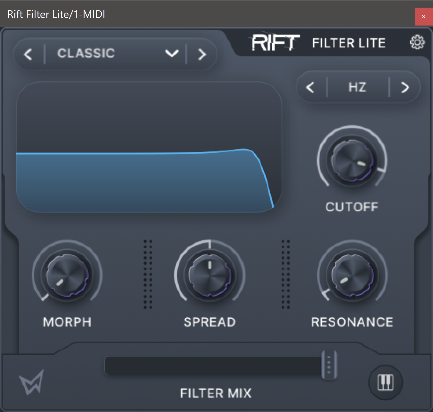 Minimal Audio Rift Filter Lite